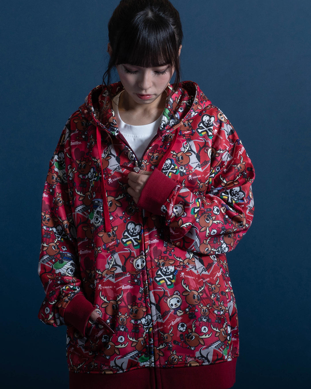 tokidoki × Antlers 総柄スウェットフルジップパーカー – 鹿島