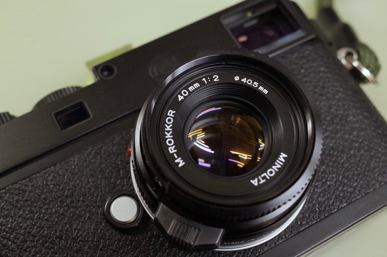 MINOLTA M-ROKKOR 40mm 1:2 + Leica M Typ262: 少年☆レンズ