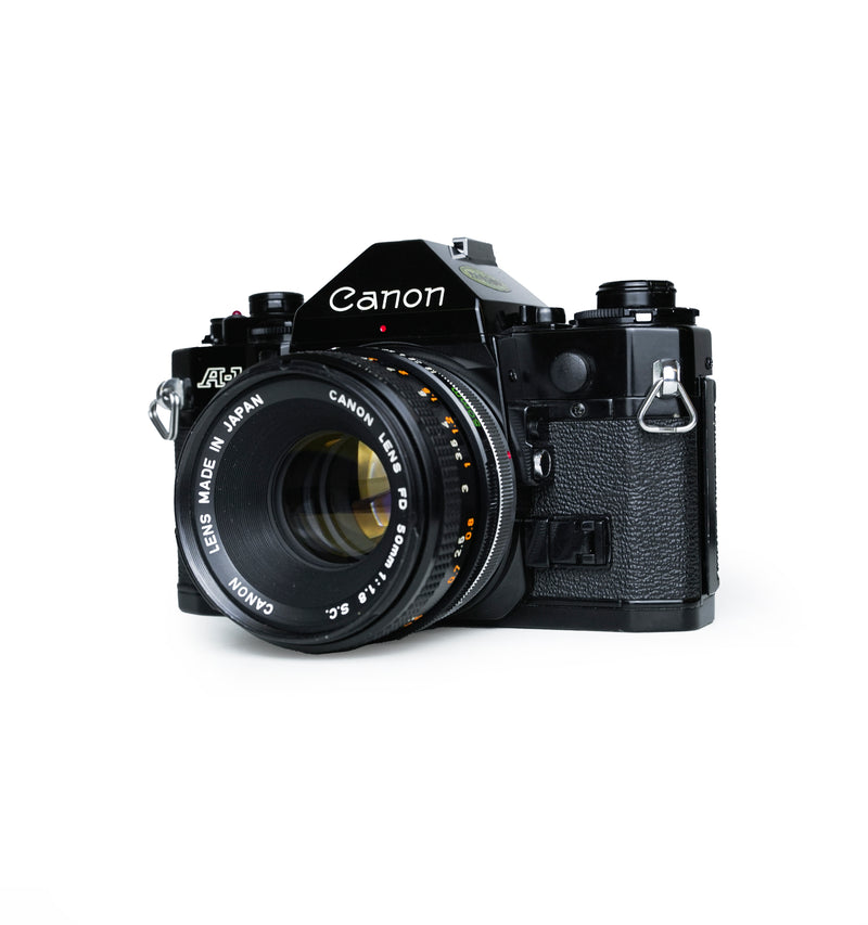 Canon A-1 35mm SLR Film Camera with 50mm Lens – analogmarketplace.com