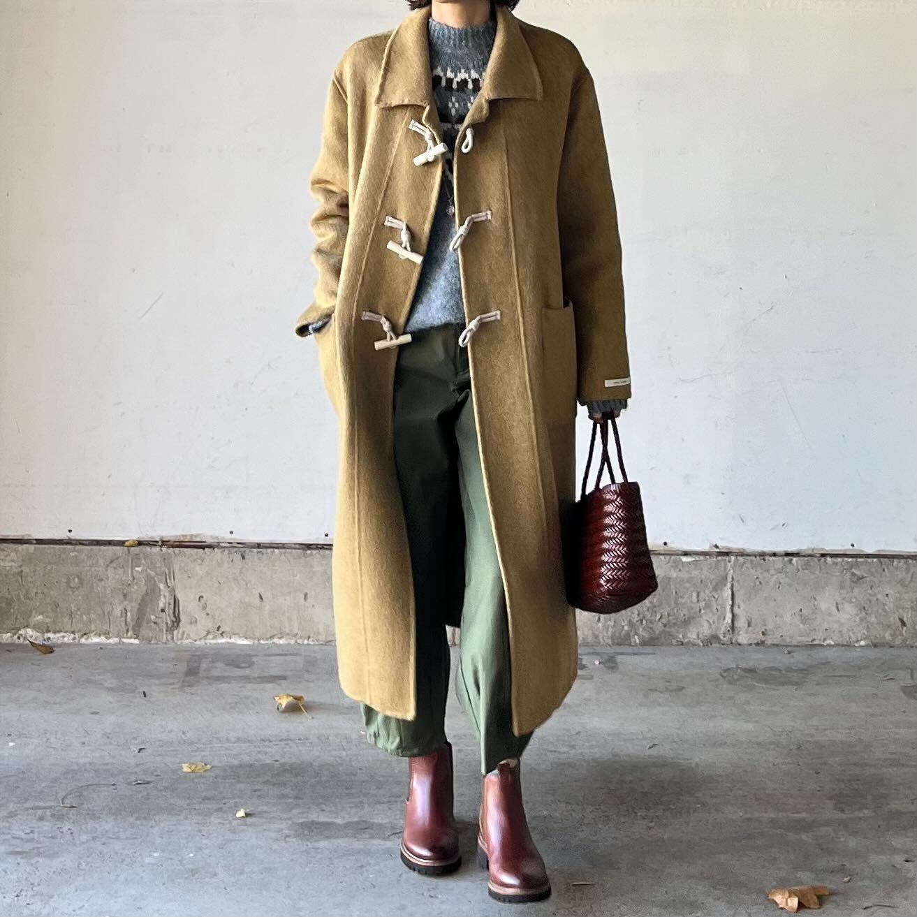 マスタードダッフルコート – &DROBE (アンドローブ)