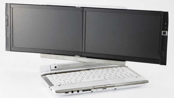 ASCII.jp：話題の2画面ノートの高解像度版がオンキヨーから登場 (1/2)
