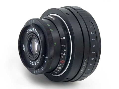 ロシアレンズ「Industar 50-2」とティルトアダプターのセット
