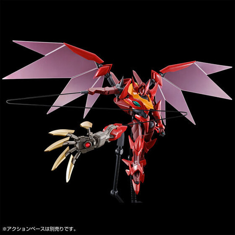 紅き翼”もプラモシリーズ「HG」で登場！ 「コードギアスR2」より「紅蓮