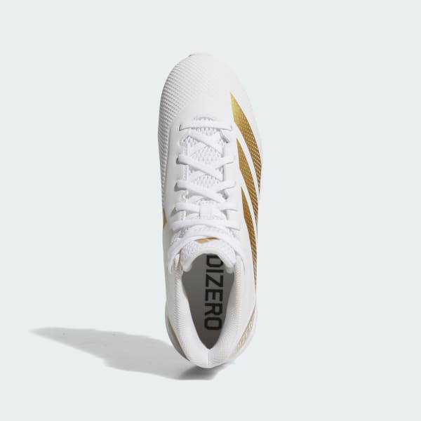 adidas Adizero Impact.2 Molded Rubber Football Cleats - White