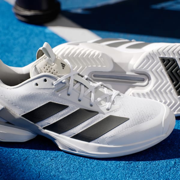 adidas Adizero Ubersonic 5 Tennis Sneakers - White | Free Shipping