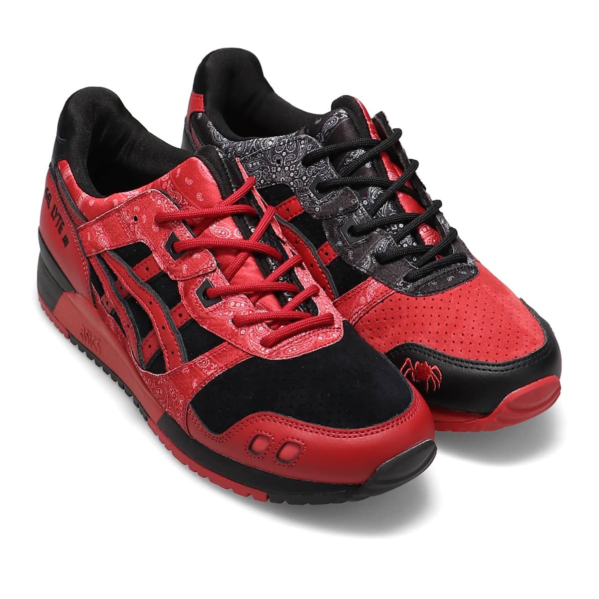 asics GEL-LYTE III OG BLACK/RED 22FW-S（アシックス ゲルライト