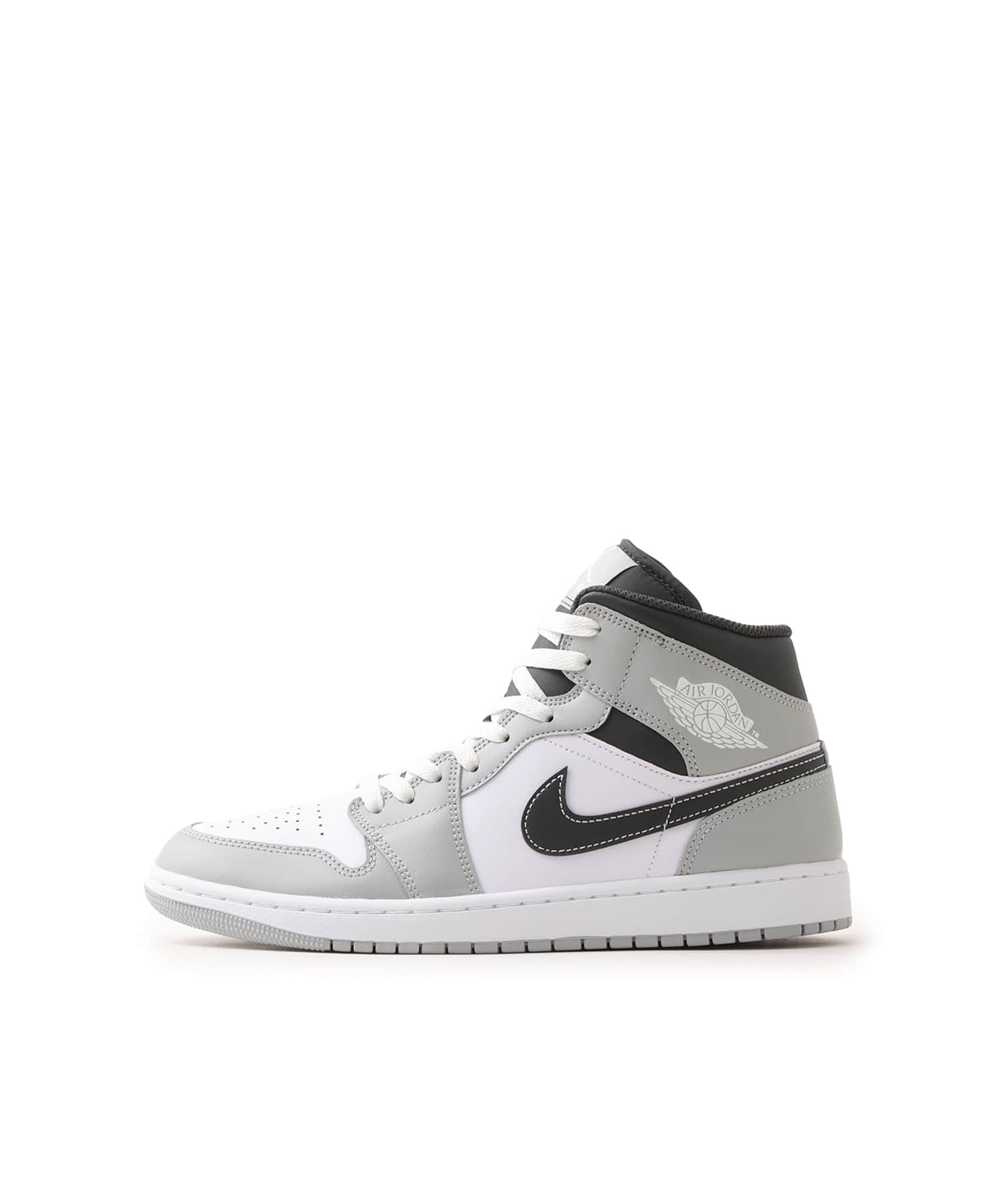 JORDAN BRAND AIR JORDAN 1 MID LT SMOKE GREY/WHITE-ANTHRACITE