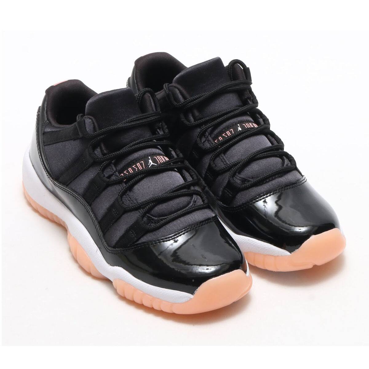 JORDAN BRAND AIR JORDAN 11 RETRO LOW GG BLACK/BLEACHED CORAL-WHITE