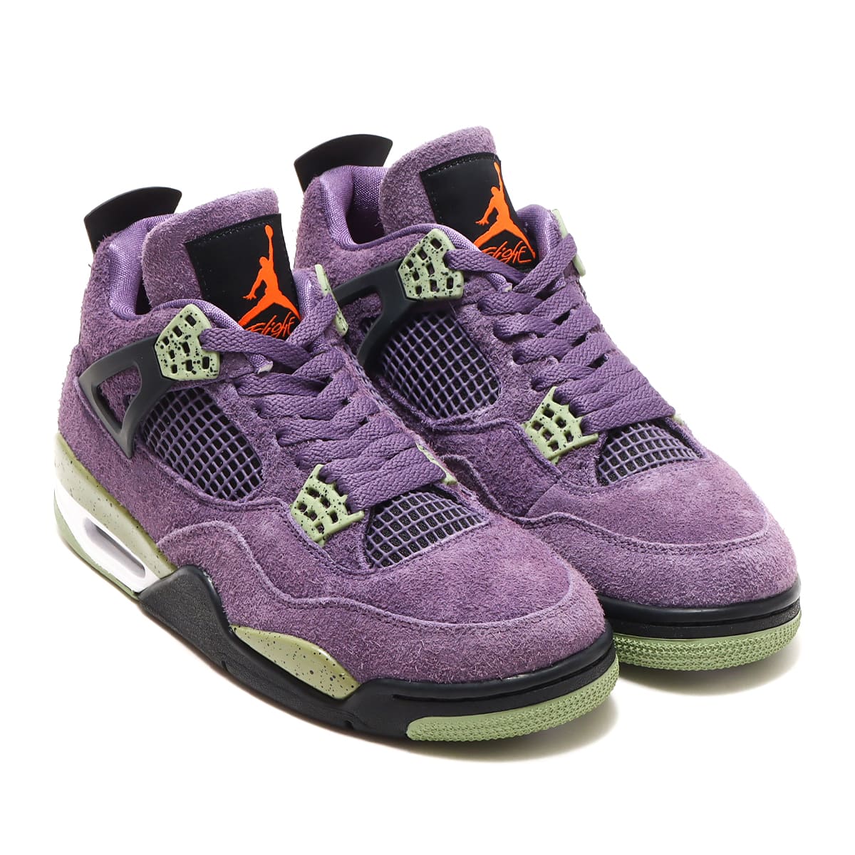 JORDAN BRAND WMNS AIR JORDAN 4 RETRO CANYON PURPLE/SAFETY ORANGE