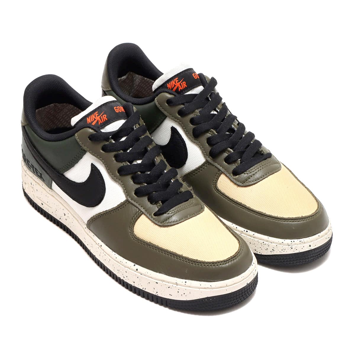 NIKE AIR FORCE 1 GTX MEDIUM OLIVE/BLACK-CARBON GREEN-SAIL 21FA-I