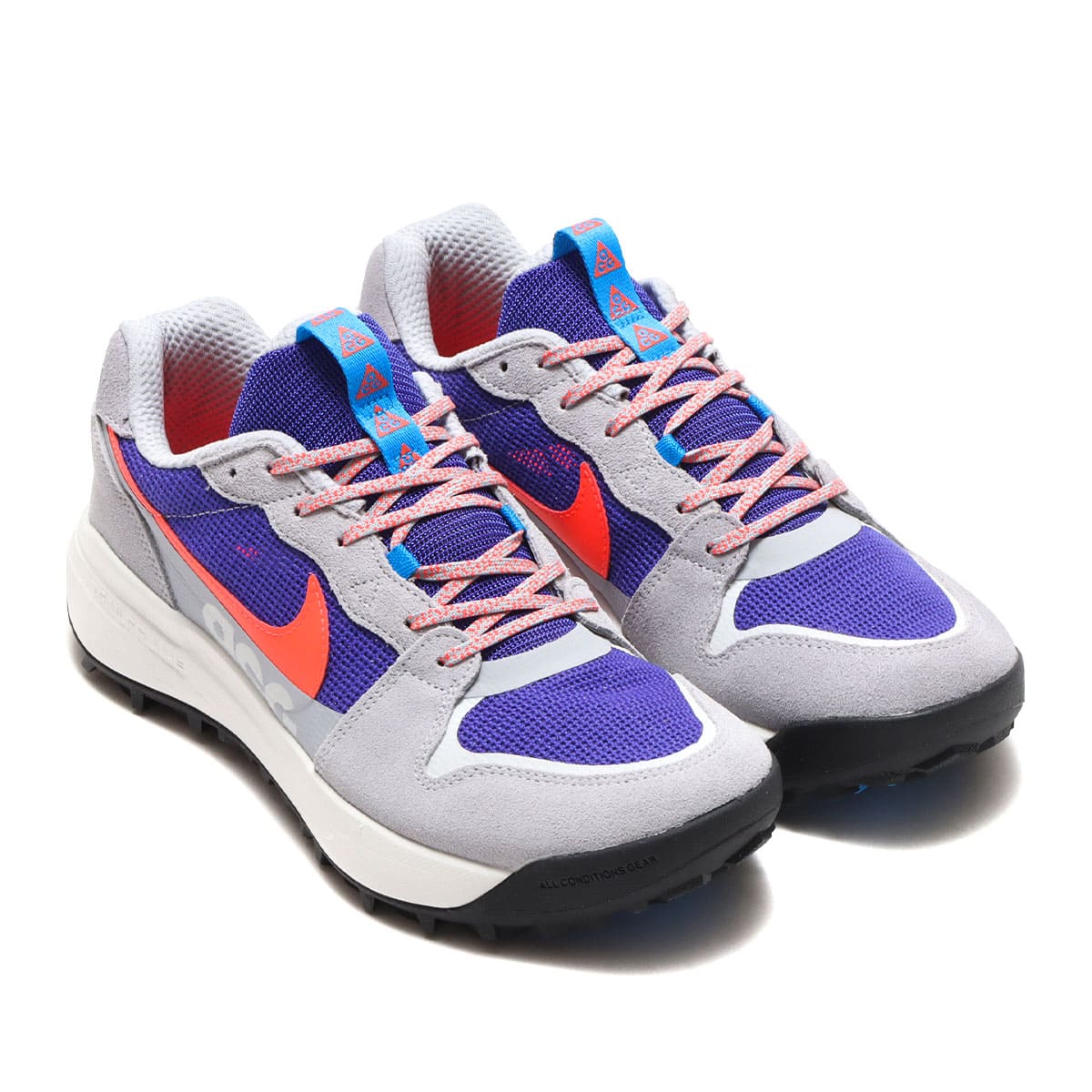 NIKE ACG LOWCATE WOLF GREY/BRIGHT CRIMSON-INDIGO BURST（ナイキ ACG