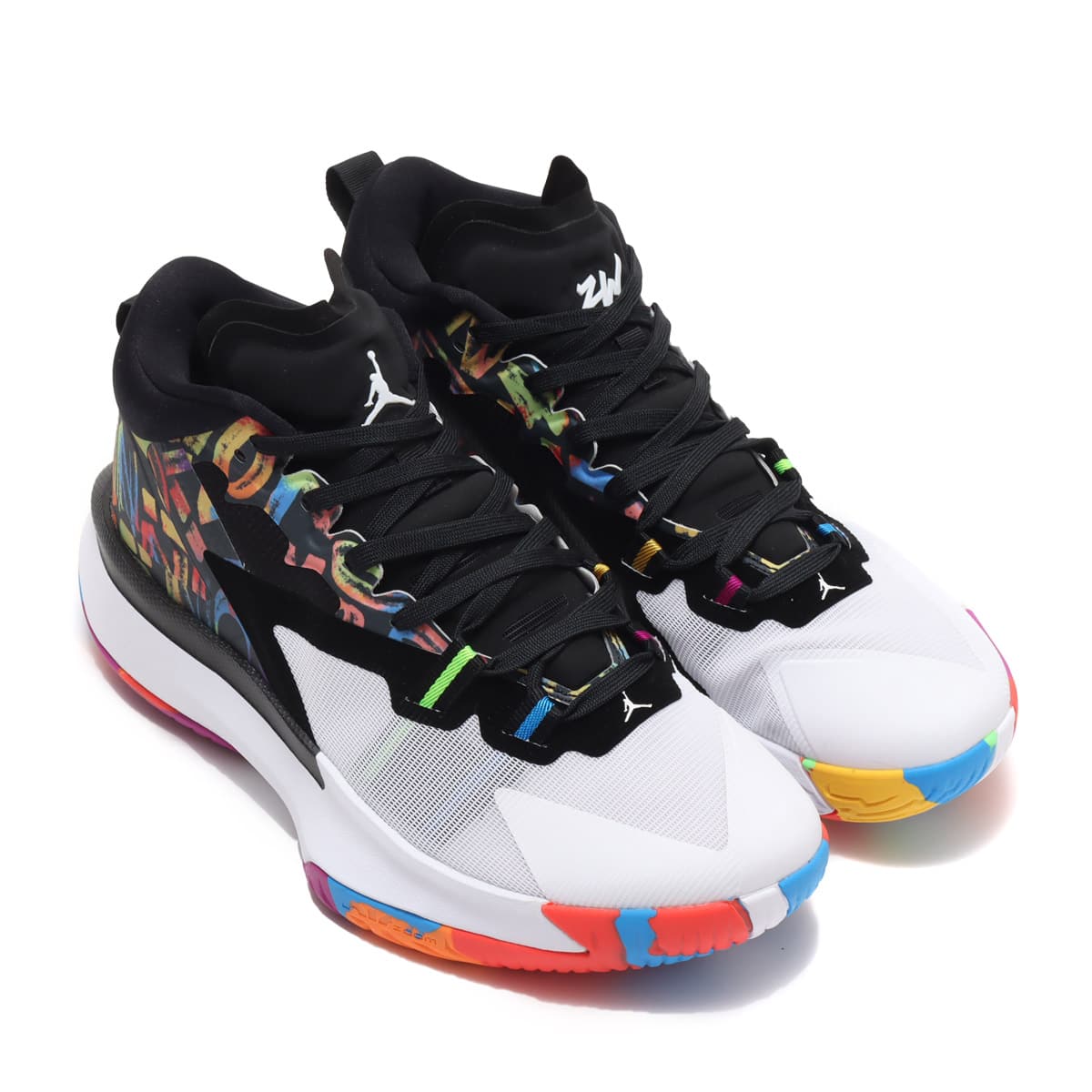 JORDAN BRAND JORDAN ZION 1 PF BLACK/WHITE-BRIGHT CRIMSON-AMARILLO