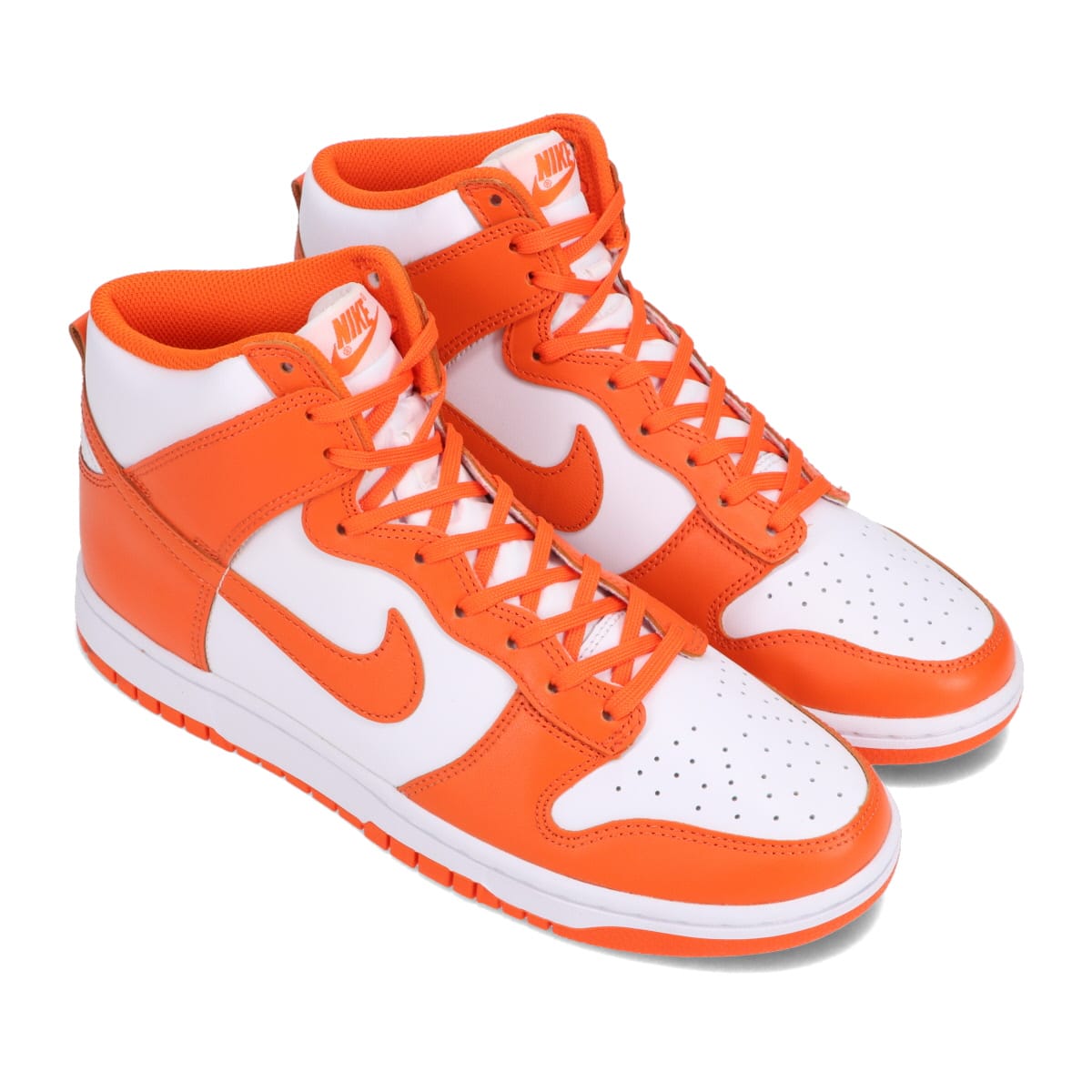 NIKE DUNK HI RETRO WHITE/ORANGE BLAZE-WHITE 21SP-I（ナイキ ダンク