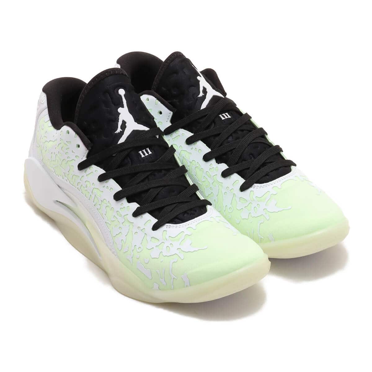 JORDAN BRAND JORDAN ZION 3 PF WHITE/WHITE-BLACK-BARELY VOLT