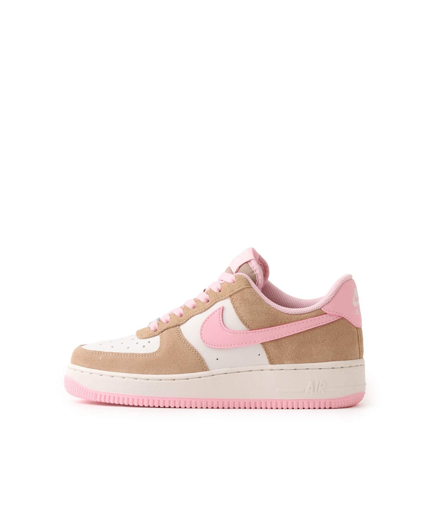 NIKE AIR FORCE 1 '07 LV8 HEMP/MED SOFT PINK-PHANTOM（ナイキ エア