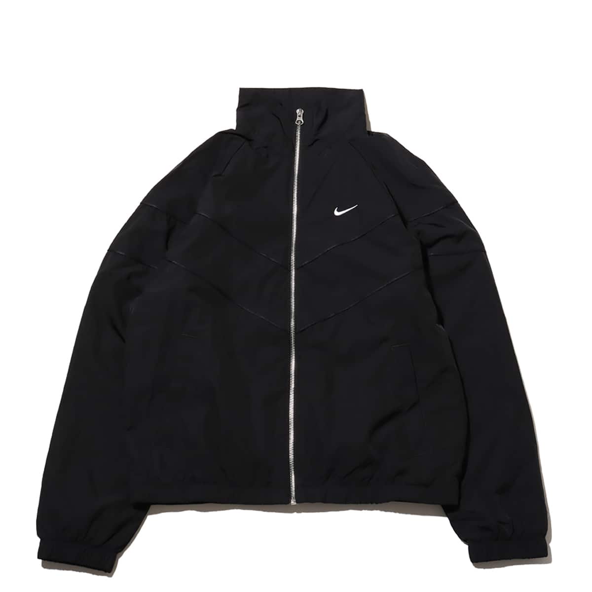 NIKE AS W NSW NK WR WVN UV FZ JKT BLACK/WHITE （ナイキ ウィメンズ