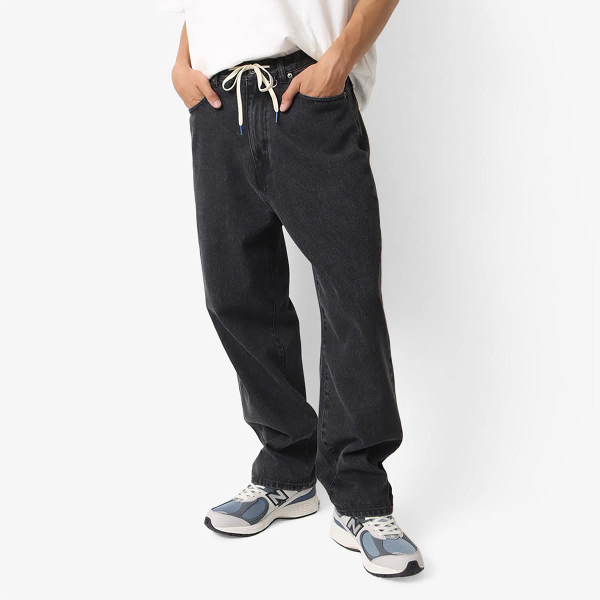 atmos Baggy Tapered Denim Pants BLACK（アトモス バギー デニム