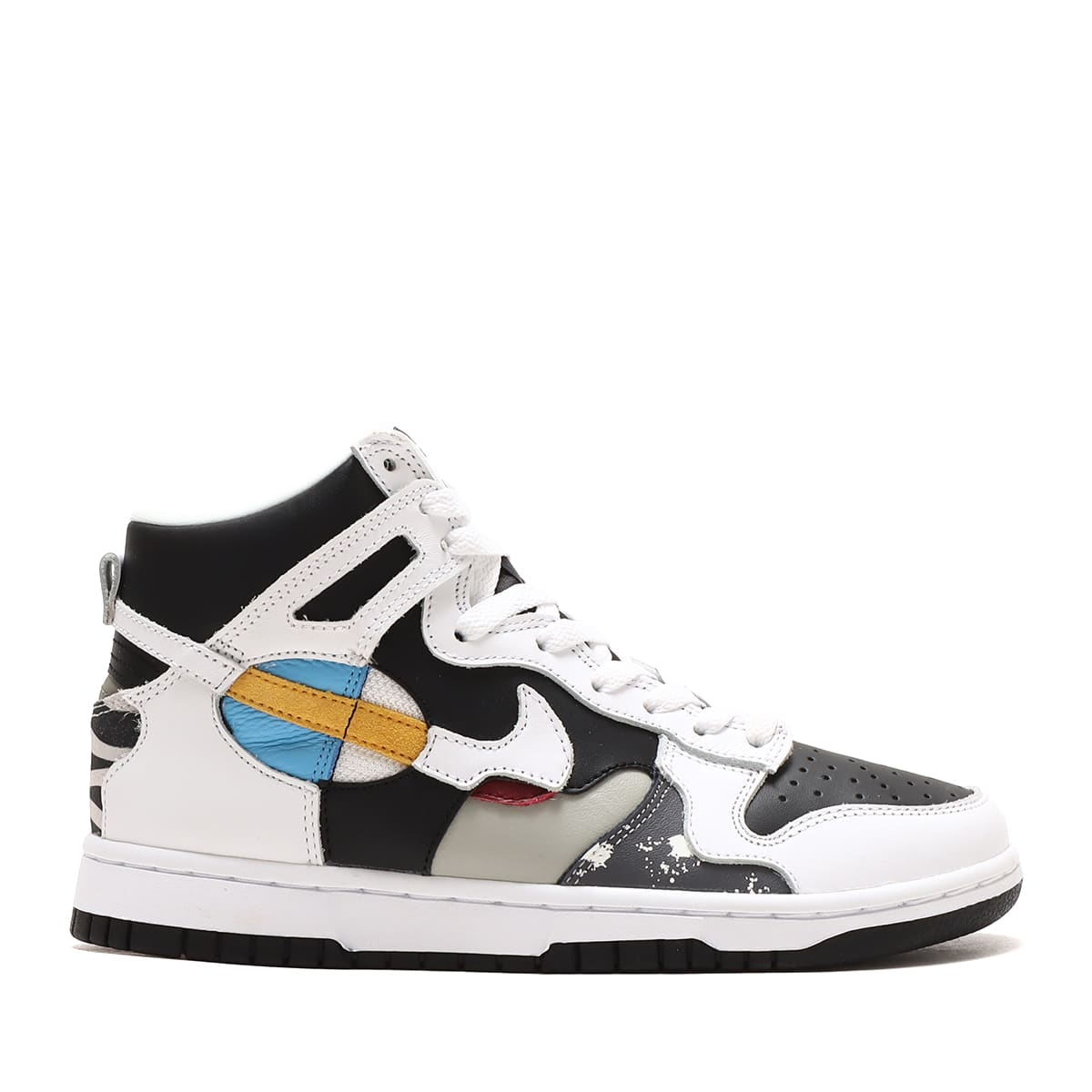NIKE W DUNK HIGH LX BLACK/WHITE-MULTI-COLOR 22HO-I（ナイキ