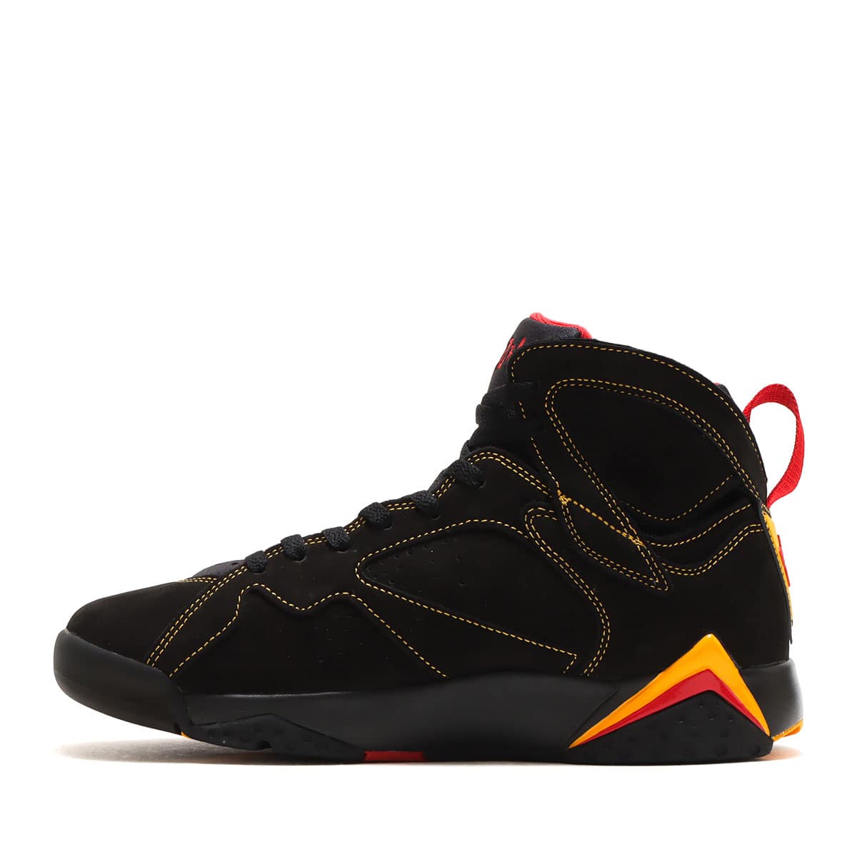 JORDAN BRAND AIR JORDAN 7 RETRO BLACK/CITRUS-VARSITY RED 22FA-I