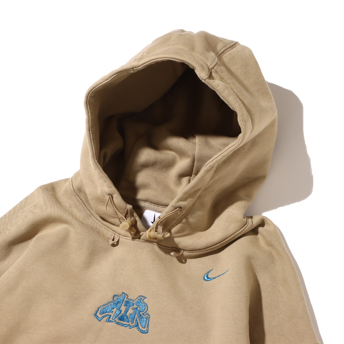 NIKE AS M NRG OFF-WHITE FLC HOODIE KHAKI 22HO-S（ナイキ NRG CL