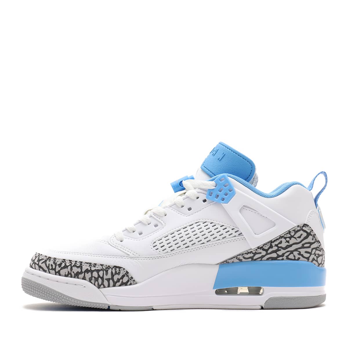 JORDAN BRAND JORDAN SPIZIKE LOW WHITE/UNIVERSITY BLUE-WOLF GREY