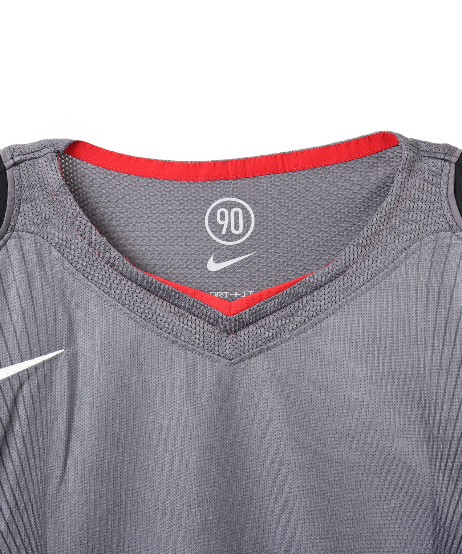 NIKE AS M NK DF T90 SS JSY BLACK/LT GRAPHITE/GYM RED/SAIL（ナイキ