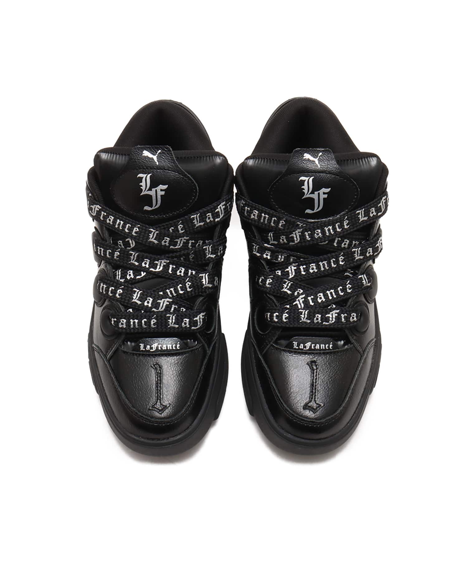 PUMA LA FRANCE BLACK CHROME PUMA BLACK-SILVER MIST-PUMA（プーマ ラ