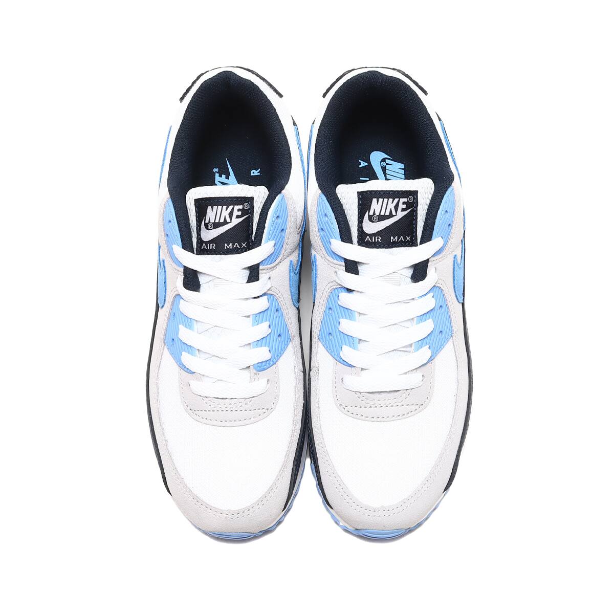 NIKE AIR MAX 90 WHITE/UNIVERSITY BLUE-PURE PLATINUM 23SP-I（ナイキ