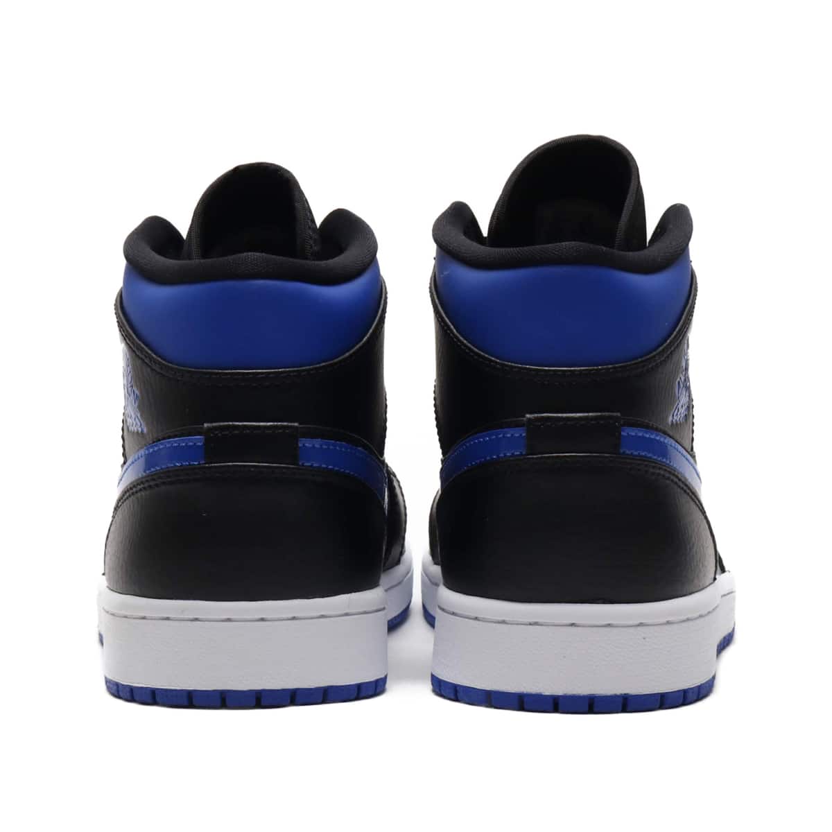 JORDAN BRAND AIR JORDAN 1 MID BLACK/HYPER ROYAL-WHITE 20SP-S