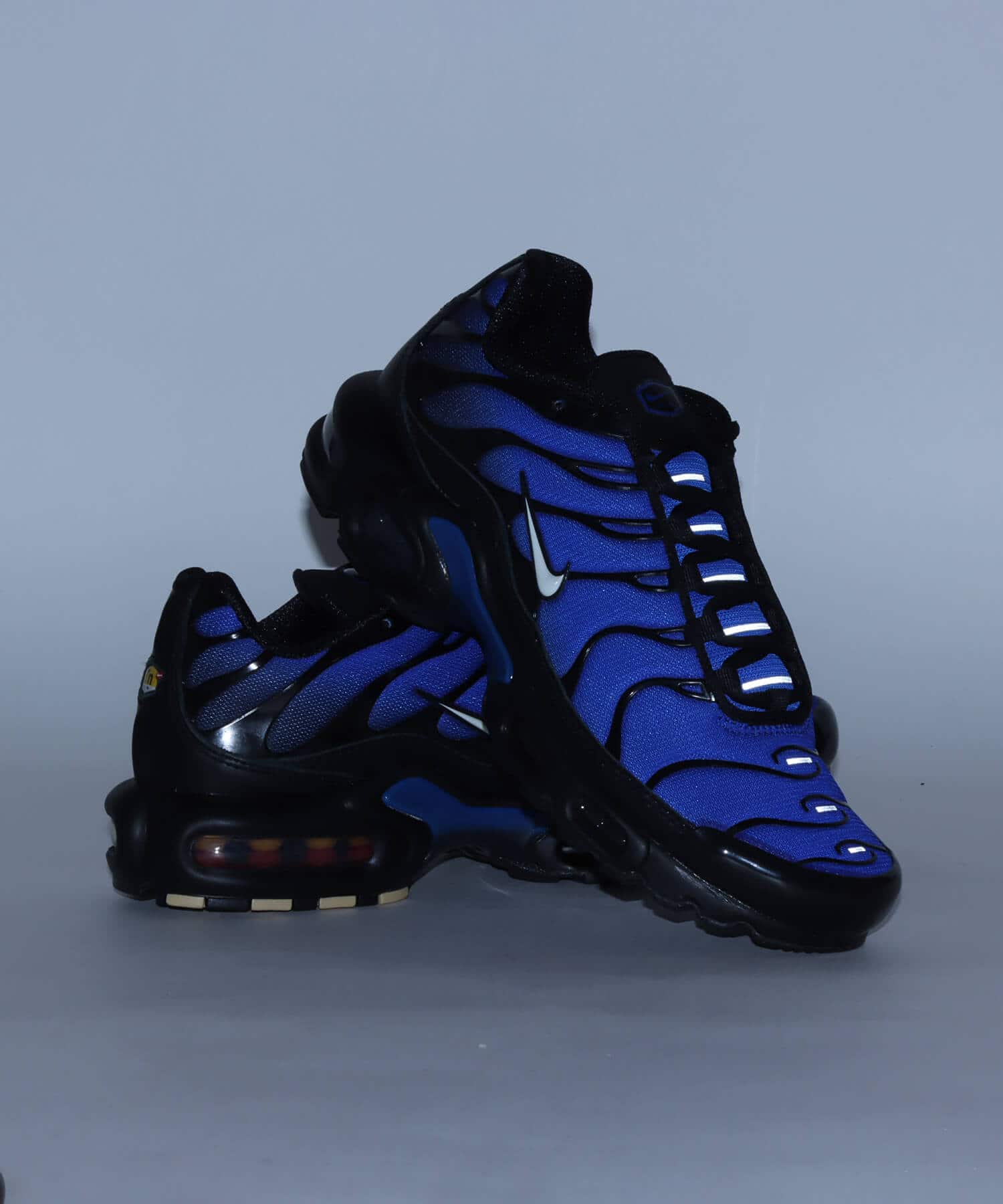 NIKE AIR MAX PLUS PRM BLACK/PHANTOM-RACER BLUE-OBSIDIAN （ナイキ