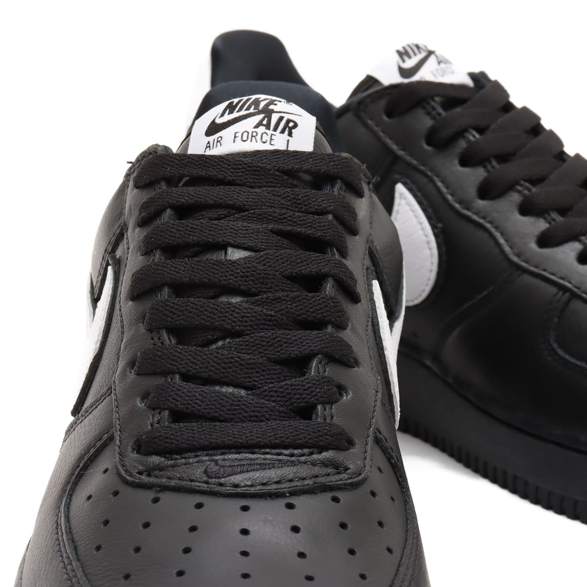 NIKE AIR FORCE 1 LOW RETRO QS BLACK/WHITE-BLACK（ナイキ エア