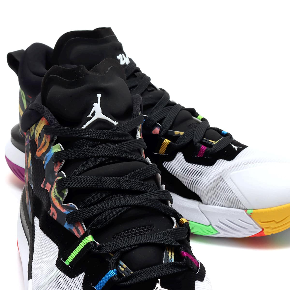 JORDAN BRAND JORDAN ZION 1 PF BLACK/WHITE-BRIGHT CRIMSON-AMARILLO