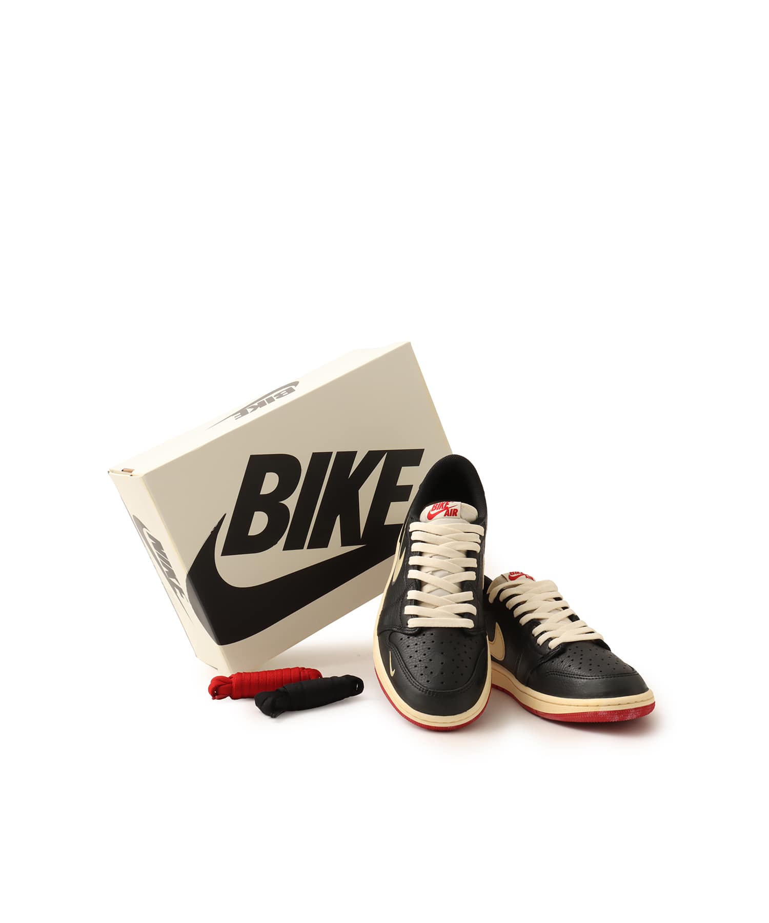 JORDAN BRAND AIR JORDAN 1 RETRO LW OG NITRO BLACK/MUSLIN-VARSITY