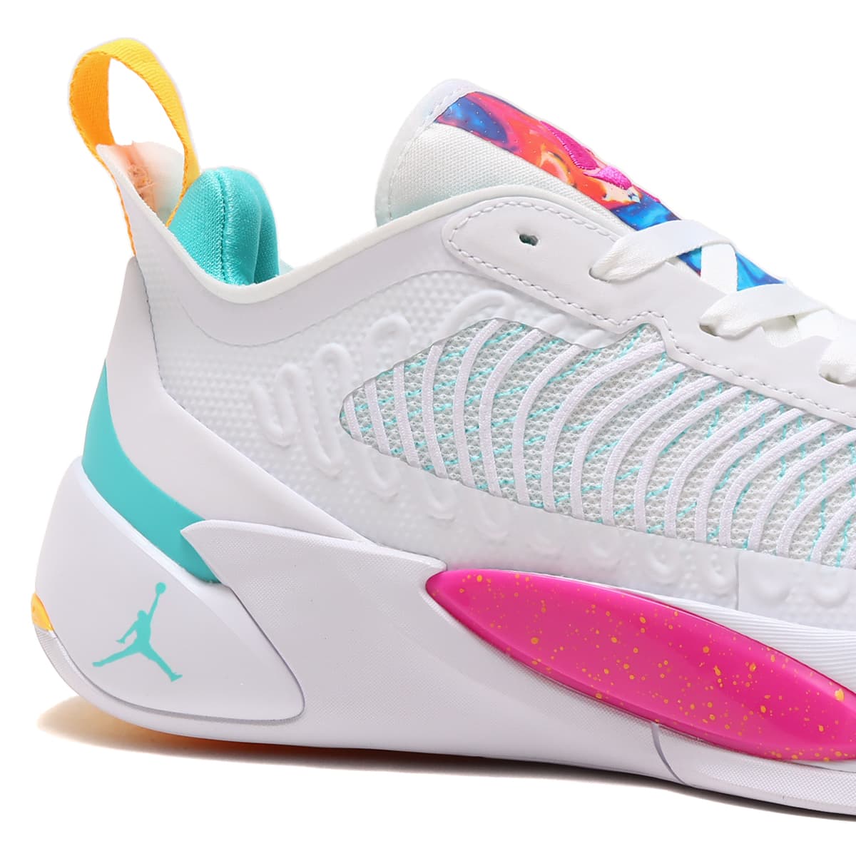 JORDAN BRAND JORDAN LUKA 1 PF WHITE/FIRE PINK-DYNAMIC TURQ 22HO-I