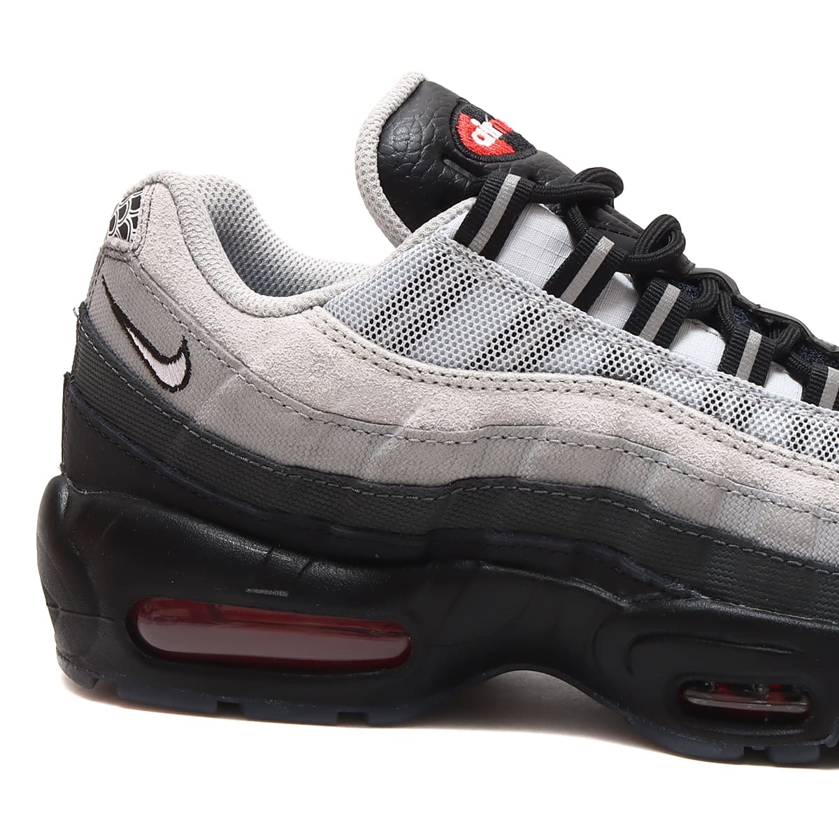 NIKE AIR MAX 95 PRM BLACK/WHITE-PURE PLATINUM-LT SMOKE GREY 22HO-I