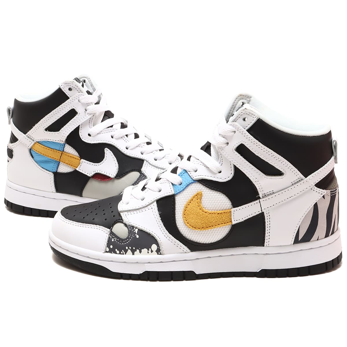 NIKE W DUNK HIGH LX BLACK/WHITE-MULTI-COLOR 22HO-I（ナイキ