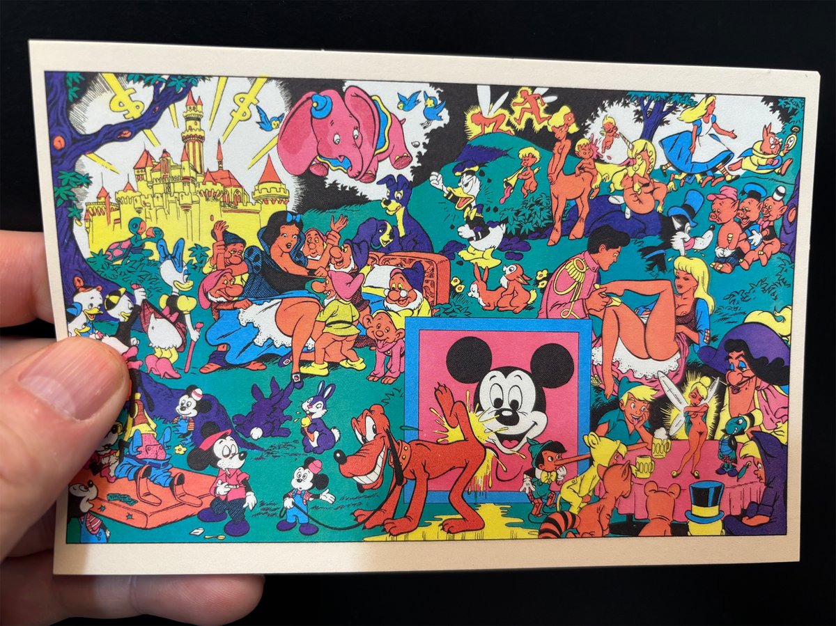 DISNEYLAND MEMORIAL ORGY POSTCARD | Dummy Zine - Comics History