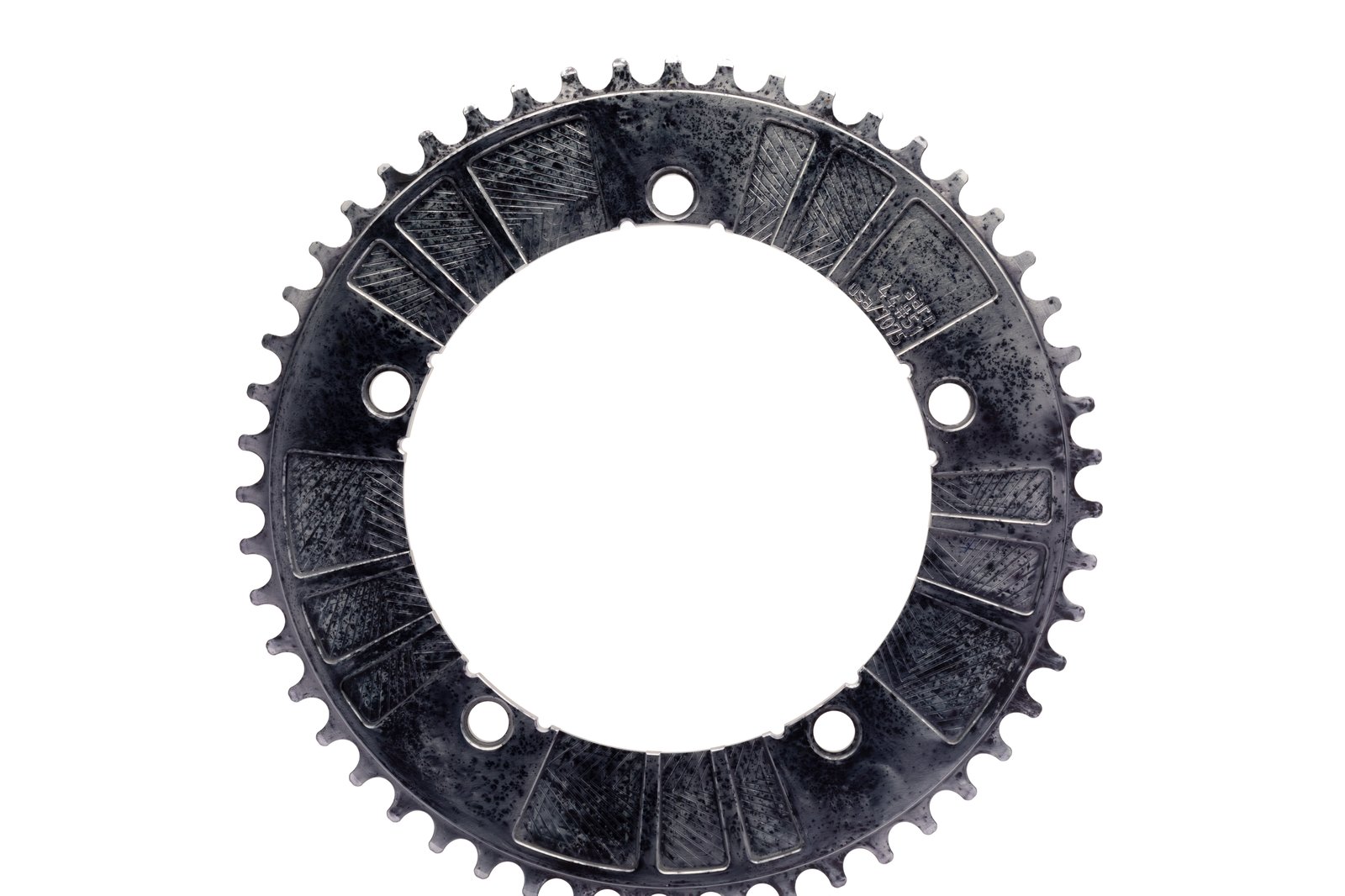 加工品 AARN track chainring 49T 厚歯 AARN* track chainring (silver