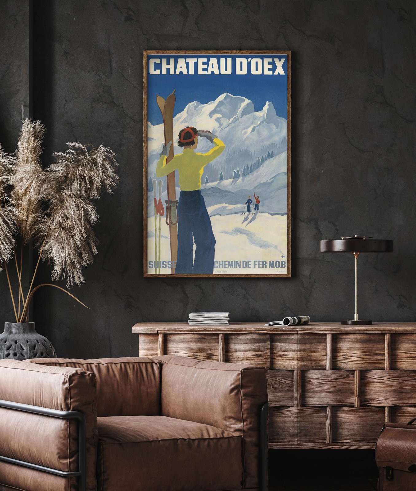 Château D'Oex Suisse, Chemin de Fer M.O.B | Alex Walter Diggelmann