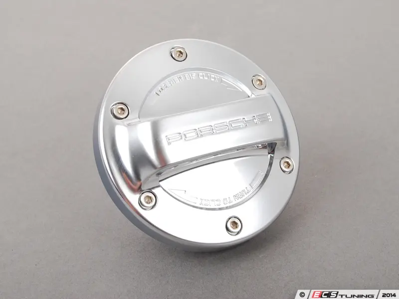 Genuine Porsche - 00004400191 - Aluminum-Look Fuel Tank Cap