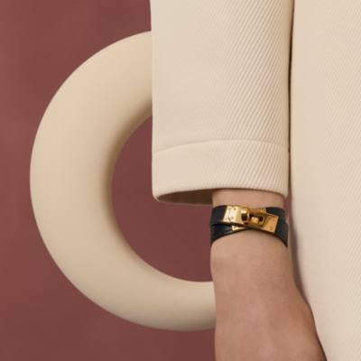 レザーブレスレット 《ケリー》 ドゥブルトゥール | Hermès - エルメス