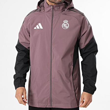 Adidas Sportswear - Jacket Zip Hoodie Real Madrid JZ8988 Purple