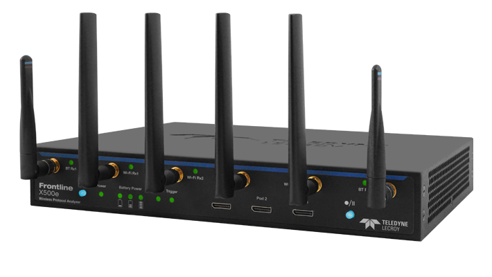 Frontline X500e 無線プロトコルアナライザ - Teledyne Lecroy
