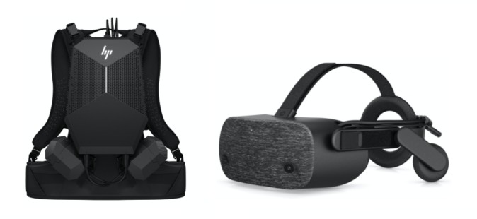 Mogura、HP製バックパックPCと片目2KのVRヘッドセット「Reverb」法人