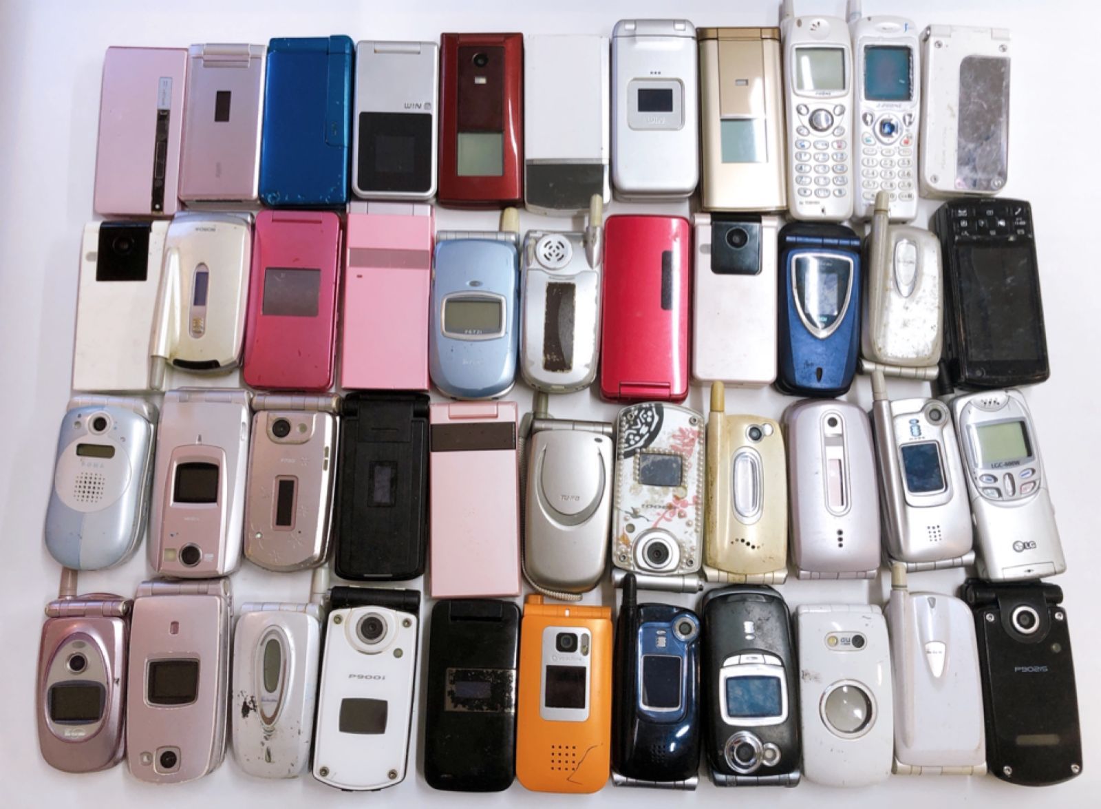 470-519】 携帯電話 PHS 大量おまとめ 88点 約10kg 未選別 ジャンク品