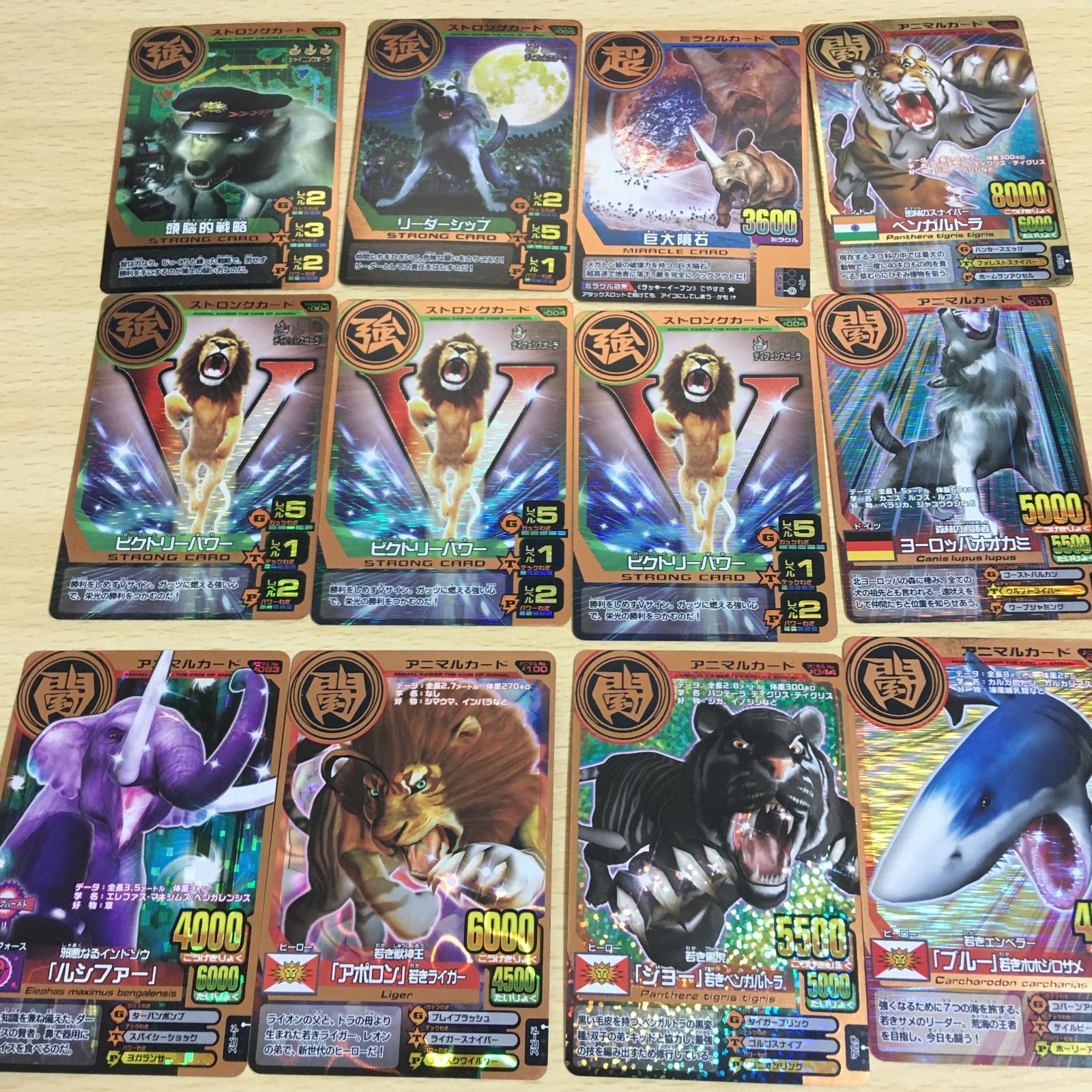 アニマルカイザー グレートアニマルカイザー カード まとめ 大量