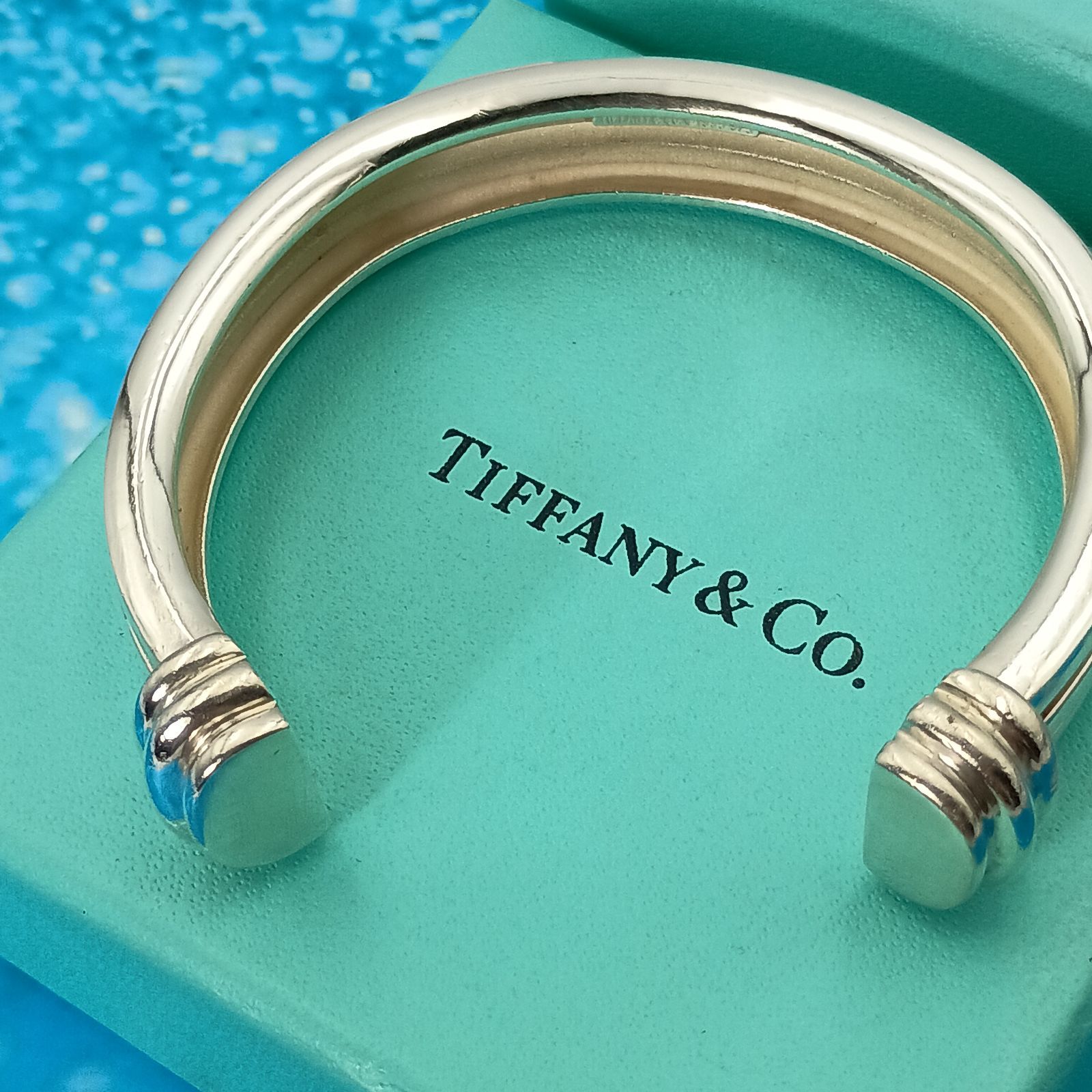 TIFFANY&Co. ティファニー グルーブド バングル メンズ レディース