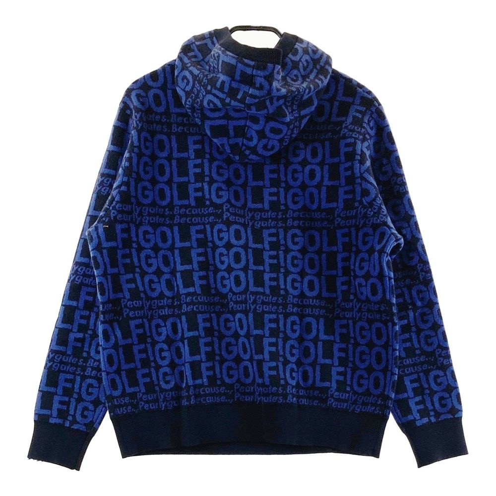 パーリーゲイツ カシミヤ100% ニット セーター ネイビー M パーリー