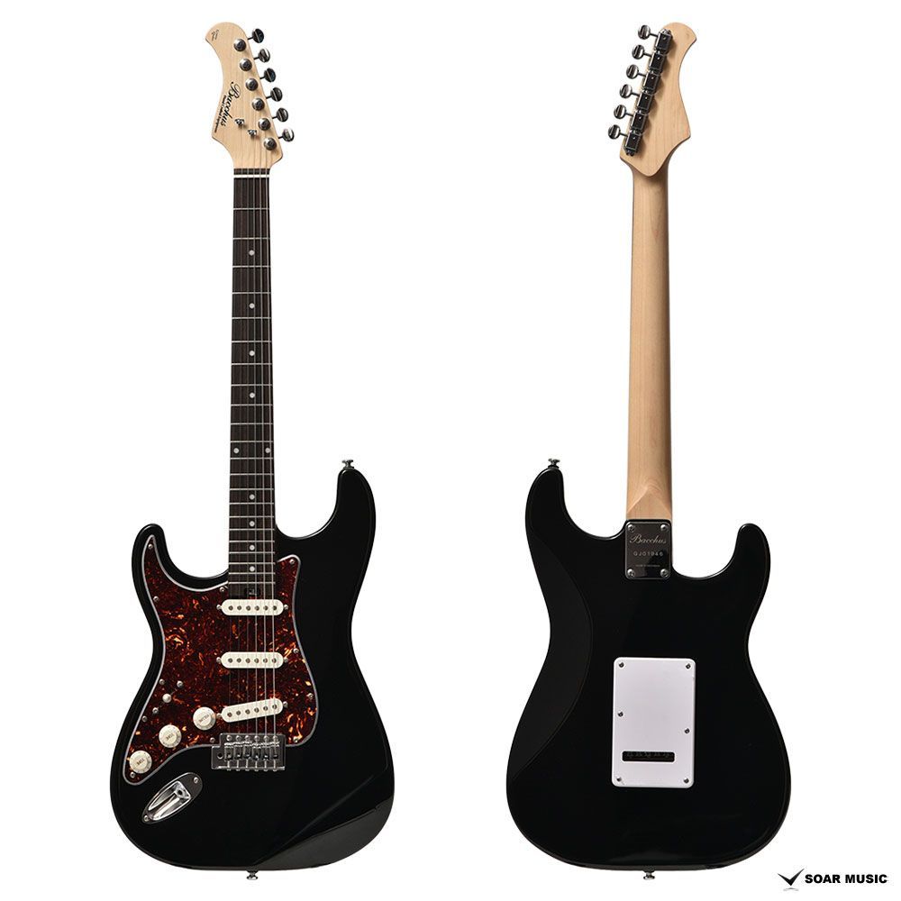 アウトレット】 レフティギター BST-STD-LH/R BLK Bacchus バッカス