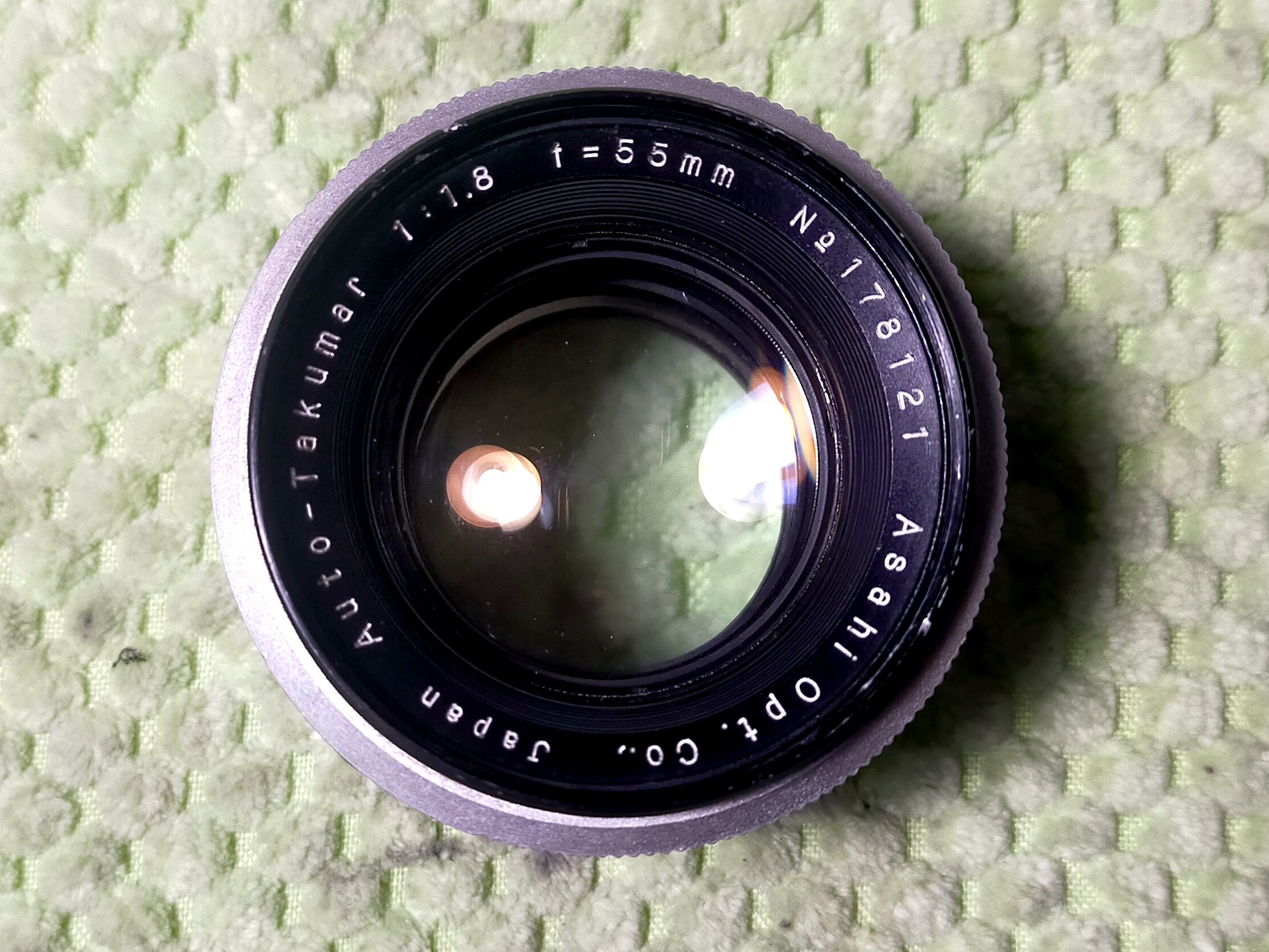 Pentax Auto-Takumar 55mm F/1.8 ゼブラタクマーの分解｜フィルム